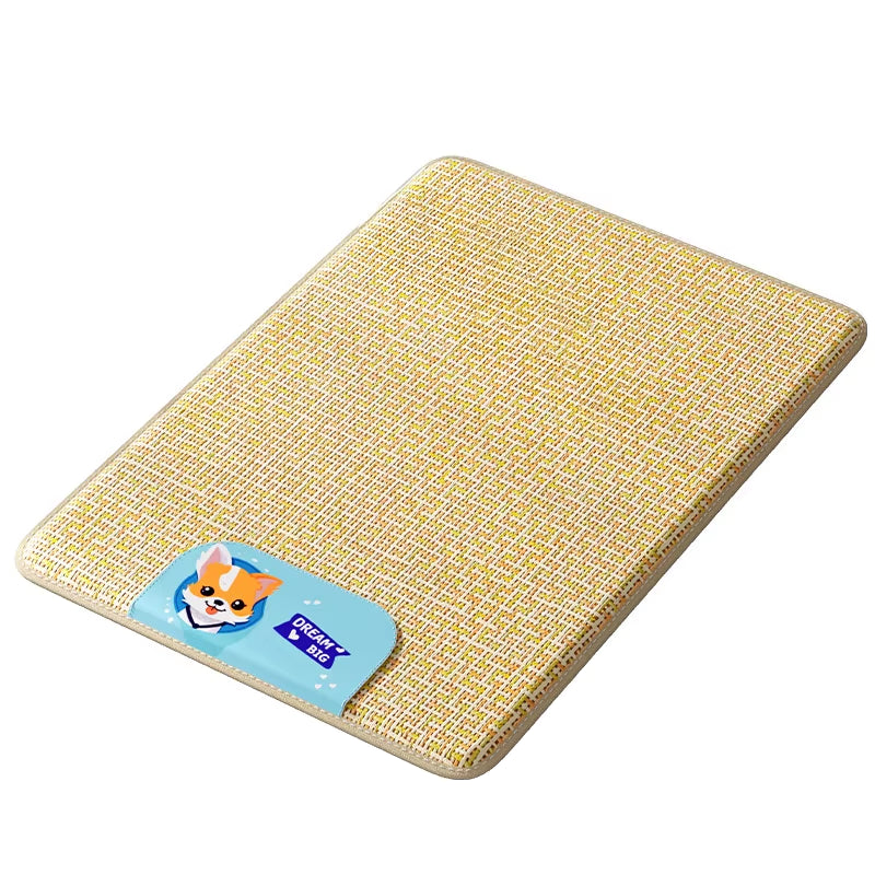 Pet Summer Mat Nest Cat Natural Weave Pet Ice Mat Pet Mat Pet Bed Dogs House Cat Home Pet Bed Pet Ice Mat